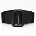 Elastic belt with lower jacket, clothing belt, simple wide belt