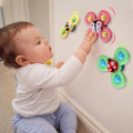 Miniatyrbild 7 av 9: 3-pack - Fidget Spinner med sugpropp för barn - Snurrleksak Multicolor multifärg