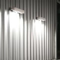 Miniatyrbillede 3 af 3: Solcelle Væglampe, LED Solcellelampe til Udendørs Have, Udendørs LED Væglampe IP65 Vandtæt Solcelle Dørlampe