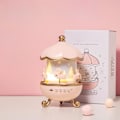 Miniatyrbilde 1 av 5: IC Åtte-toneboks, Stjernehimmel-projektor Baby nattlys, Barns nattlys Musikk og selvlysende nattlys, 8 musikk 360° roterende nattlys LED-lampe