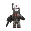 Miniatyrbild 3 av 5: IC 8 st Byggstenar Minifigur Klon AhsokaTroopers Mini Leksak F svart one size