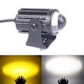 Miniatyrbillede 2 af 5: IC 1/2ST Dobbelt Farvet Motorcykel LED Forlygte Offroad Bil Båd Sort Enkelt
