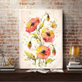Miniatyrbillede 3 af 5: IC 5D DIY Maleri efter tal Kit Smukke Blomster Krystal Strass til Voksne Broderi Kunst Korssting How Tos Vægdækning Soveværelse Stue 30 x 40c
