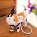 Miniatyrbillede 2 af 5: Katte nøgleringe Nøgleringe til bilnøgler Kawaii bedårende taske P IC