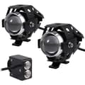 IC 2 st 15W Motorcykelstrålkastare LED Extra Lampa Motorcykel Fram