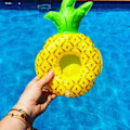 Miniatyrbillede 4 af 5: IC 8-pak Uppblåsbar Flydende Drikkeholder, Drink Floats Oppustelige Kopperunderlag til Poolparty - Ananas Oppustelig Glasunderlag