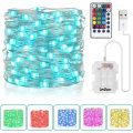 Miniatyrbild 1 av 5: IC Fairy String Lights Batteridrivna & USB-anslutna 33Ft 100