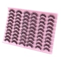 Miniatyrbilde 1 av 5: Russiske Strip Volume Eyelashes DD Curl Wispy Fluffy Falske Øyenvipper Ser Ut Som Vippeextensions Natural-Lashes Pakke 6