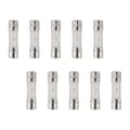 10 st 250V 3A 3Amp Tröga Glasrörssäkringar 5mm x 20mm