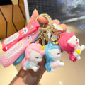 Pikkukuva 2 / 5: IC e Kawaii 3D Yksisarvinen Avaimenperät Pehmeäliima Pegasus Riippuva Avaimenperä Punainen