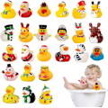 Pikkukuva 2 / 5: Kumiankka Adventti 2023, Adventti 2023 Navetta, Adventti Ankka Kylpyyn 02(24 ducks)