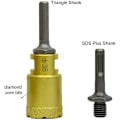 Miniatyrbillede 5 af 5: M14 udvendigt gevind til SDS Plus indvendig og indvendig trekant adapter til boremaskine, fra DEBUNS