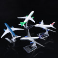 Miniatyrbilde 5 av 5: IC Original modell A380 Airbus flymodell Diecast Modell Singapore One Size