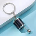 Miniatyrbillede 5 af 8: Sort Gear Shift Nøglering - Mini Bilgearkasse Stil, One Size sortEn one-size blackA one-size