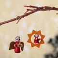 Miniatyrbilde 3 av 5: IC Mini Harpiks Julepyntsett med 24 - Rustik Julepynt - Små Miniatyr Juletrærpynt