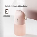 Miniatyrbilde 3 av 5: IC 300ml USB med LED-lys Dobbel Kaldt Tåke Luftfukter Auto-Av Luftfukter Bærbar Skrivebords Luftfukter (Rosa)