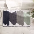 Miniatyrbilde 2 av 4: IC Fargerike kantmønstre for baderomstepper Myk Shaggy Dusjmatte i mikrofiber Maskinvaskbar Badmatte Sklisikker (Fargerik B, 24\"x35\")