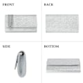 Miniatyrbillede 3 af 5: IC Aften Clutch Taske, Kuvert Clutch Taske Aftonväska til Kvinder, Glimtende Aften Håndtaske sort