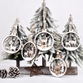 Miniatyrbilde 5 av 5: 3 stk Julgranspynt Jul Henge Jul Style 3