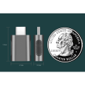 Miniatyrbilde 3 av 5: IC-adapter type-C til USB3.0 hunn, USB2.0 til USB-C mobiltelefonadapter, adapter ((sinklegering) C hann til USB3.0 hunn (romgrå)),