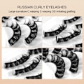 Pikkukuva 5 / 5: 4 par irtoripsiä Russian Strip Lashes 4007 4007 4007