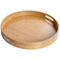 Miniatyrbillede 2 af 5: IC Bambu Serveringsbakke, Serveringsbakke med Håndtag Creative Round