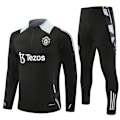 Pikkukuva 1 / 3: 2425 Kausi Real Madrid Marseille Atletico Manchester United Manchester City Portugali Puolivetopaita Puku Pitkähihainen Jalkapalloharjoituspuku black 18 yards