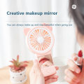 Miniatyrbild 5 av 5: IC Med Beauty Mirror Mini Fläkt USB Uppladdningsbar Handhållen Makeup Mi A3
