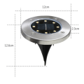 Miniatyrbillede 2 af 4: IC 4 stk Havebelysning, Udendørs Have Vandtæt Jordlys varm hvidt lys 8LED