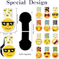 Pikkukuva 2 / 7: 12 kpl magneettiset kirjanmerkit, söpöt emoji-kirjanmerkit, emomoticons-kirjanmerkit, magneettiset kirjanmerkit lapsille, värikkäät söpöt kirjanmerkit opiskelijoille, pojille, tytöille Z emoji