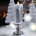 Miniatyrbillede 1 af 5: IC Led 7 Farveskiftende Genopladelige Flammeløse Lys