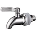 Miniatyrbillede 5 af 5: 304 Rustfrit Stål Drykkedispenser Vinfat Tap Silver One Size