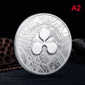 Pikkukuva 1 / 5: 1. Pläterad Ripple Coin XRP CRYPTO Jubileums Ripple XRP Col Silver