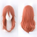 Miniatyrbillede 1 af 5: IC Motorsavmand Cosplay Engel Djævel Lang Paryk Jul Orange Farve Chainsaw Man One Size