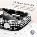 Miniatyrbilde 3 av 4: IC Goton 2 i 1 vanntett Bling-etui for Apple Watch 40 mm skjermbeskytter SE (2. generasjon) Series 6 5 4, Full Glitter Diamond 40 mm Svart