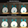 Miniatyrbild 3 av 5: IC Dimbar Touch LED Nattlampa Cartoon Kanin Touch Console