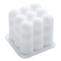 Miniatyrbillede 4 af 4: 2 stk. Silikonforme til 3D-støbeform Aromaterapi Lys Voks Gips Modeleringsforme