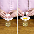 Miniatyrbillede 5 af 5: IC Æggedeler i Plast, Æggehvide- og Æggeblommedeler, Køkkenredskaber, Bageudstyr, Æggeseparator, Sød Blomsterdesign