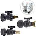 Miniatyrbild 3 av 5: IBC-adapter, IBC-tankadapter S60x6 Gängbyte Koppling Trädgård 25 pagoda