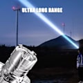 Miniatyrbild 5 av 5: IC Bärbar 3-i-1 Utomhuspannlampa, Multifunktionell Stark LED Nattfiske Långdistansladdningsstrålkastare Campinglampa Litiumbatteridetektering