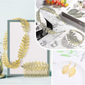 Miniatyrbilde 3 av 5: Gresk gudinne pannebånd, 8 stykker gresk gudinne pannebånd krone, romersk bladkrone, romersk laurbær armbånd blad pannebånd hårbånd kompatibel kvinner