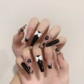 Miniatyrbilde 2 av 5: IC Butterfly Penetrating Artificial Nail Finish Hepburn Style Nail Patch Removable Portable Nail Plate