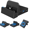 Miniatyrbilde 3 av 5: IC Dockingsstasjon for Switch Ladestasjon 4K HDMI TV-adapter 48*36*21mm