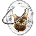 Miniatyrbillede 1 af 3: IC Kattluge til kæledyr, tovejs styret kæledyrsdør