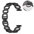 Miniatyrbillede 1 af 5: IC Metal Rem til Fitbit Luxe, Rustfrit Stål Sort