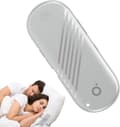 Högtalare för under kudden, benledning Bluetooth 5.3 med timer, 24 timmars speltid för sidosovare, par, vit