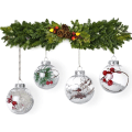 Miniatyrbilde 2 av 5: IC 5 x Gjennomsiktige julekuler Fyllbare julekuler