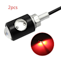 Miniatyrbillede 2 af 3: IC 1 par Universal Motorcykel LED Mini Eagle Eye Form Nummerpladelys Dekorative Lamper Baglygte