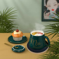 Miniatyrbillede 4 af 5: IC Koppvarmer Kaffekopvarmer Varmestykke Termostatisk Dynavarmer Sort