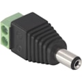 Miniatyrbillede 3 af 5: IC-sæt med 10 x 5,5 mm 2,1 mm DC han- og hun-strømadaptere til videoovervågningskamera DVR sikkerhedssystem